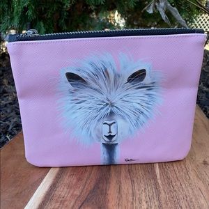 COPY - Medium Zippered Pouch by Studio Oh!! Tina the llama